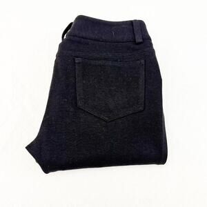 Alice + Olivia Black Stretch Pull-on Legging Skinny Denim Jean Pants Size 8